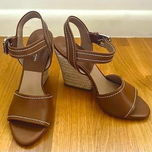 Runway Michael Kors Collection Leather Wedges - 36